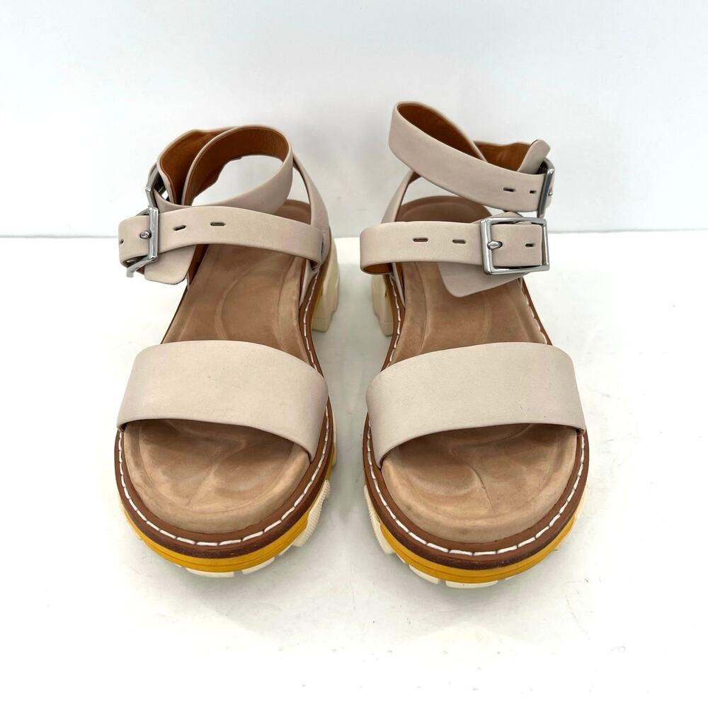 rag & bone Beige and Yellow Platform Sandals - Picture 2 of 10